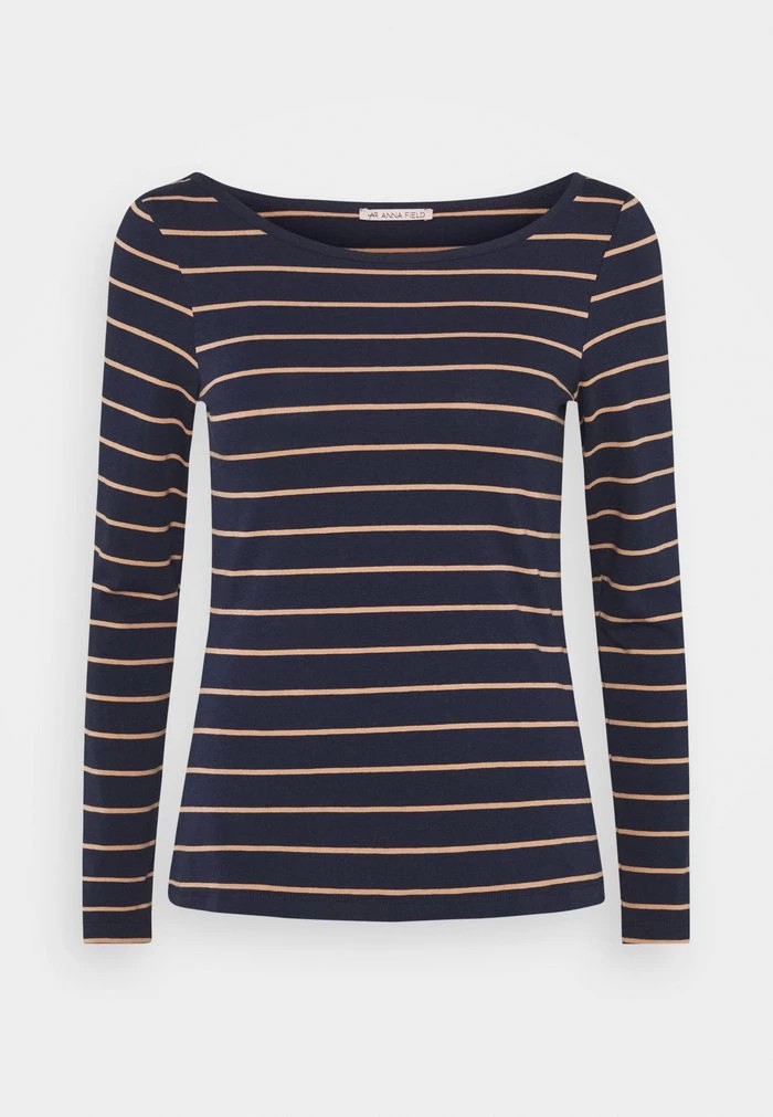 T-Shirt ANNA FIELD Anna Field Long Sleeved Top Bleu Marine Femme | UTO-4099950